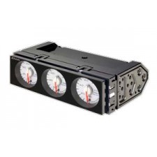 White RH DIN-Gauge (POINTER RED) Gauge